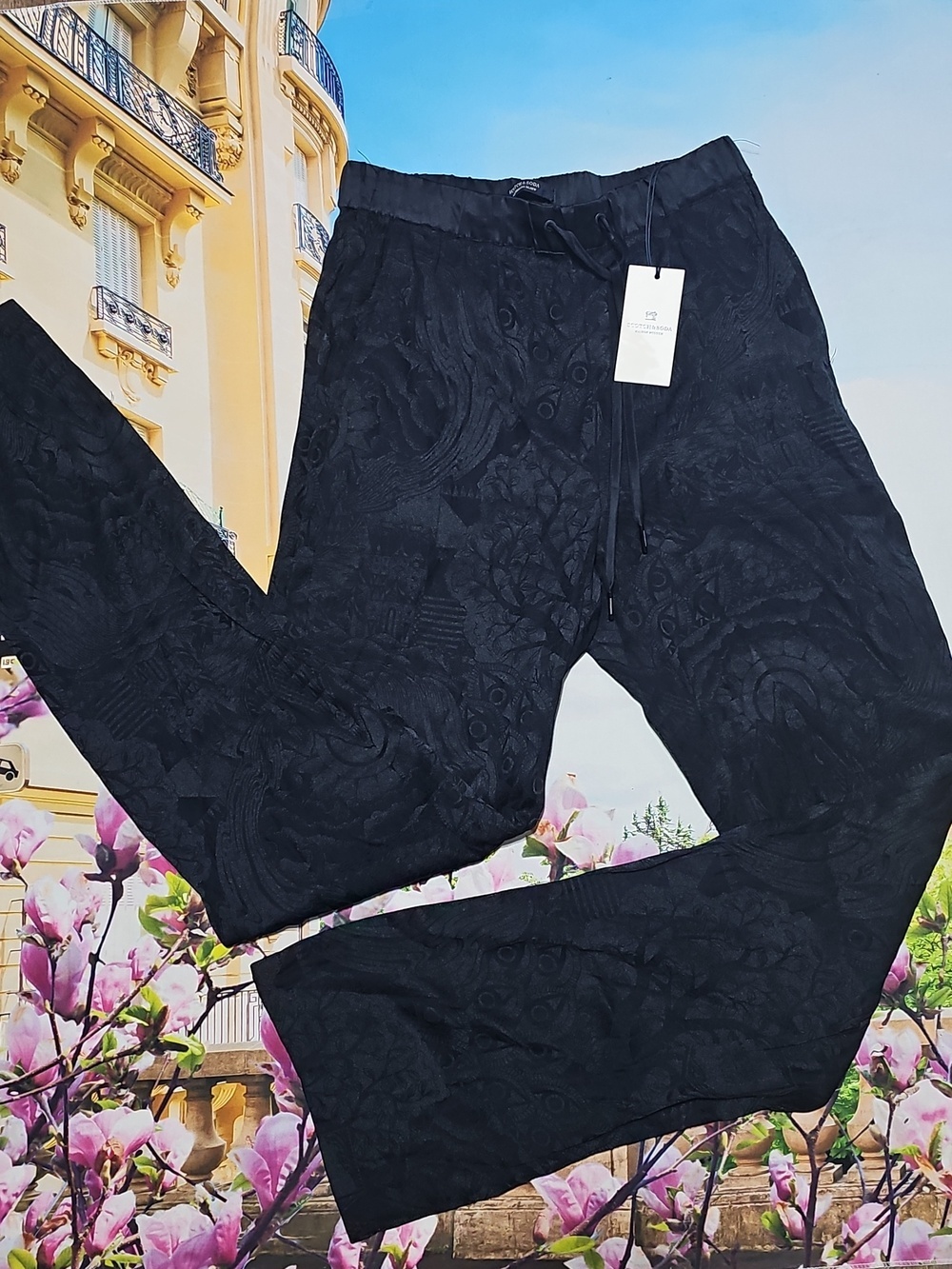 Scotch and Soda‎ Patterned High Waist Pants Size XS New - Picture 3 of 9